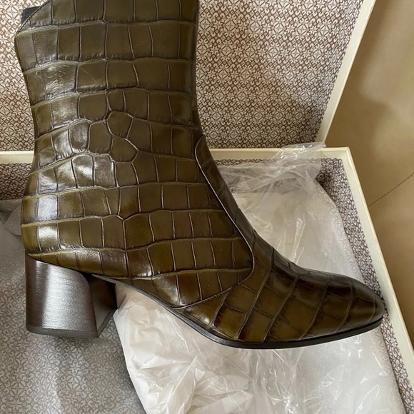 New M.Gemi Boots Olive Green - Picture 12 of 13